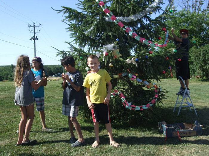 Christmas in July - Tree Decorating