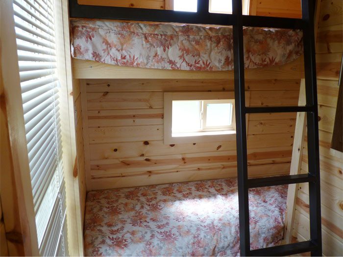 Cottager Rental Unit - Bedroom Bunk Beds